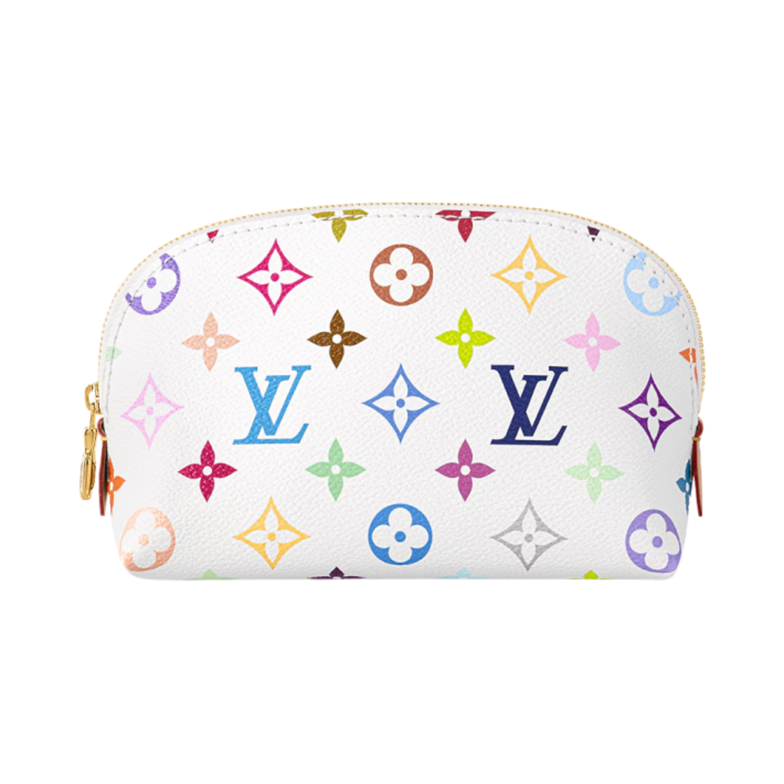 M13744 Louis Vuitton x Murakami Takashi Cosmetic Pouch PM Multicolor White