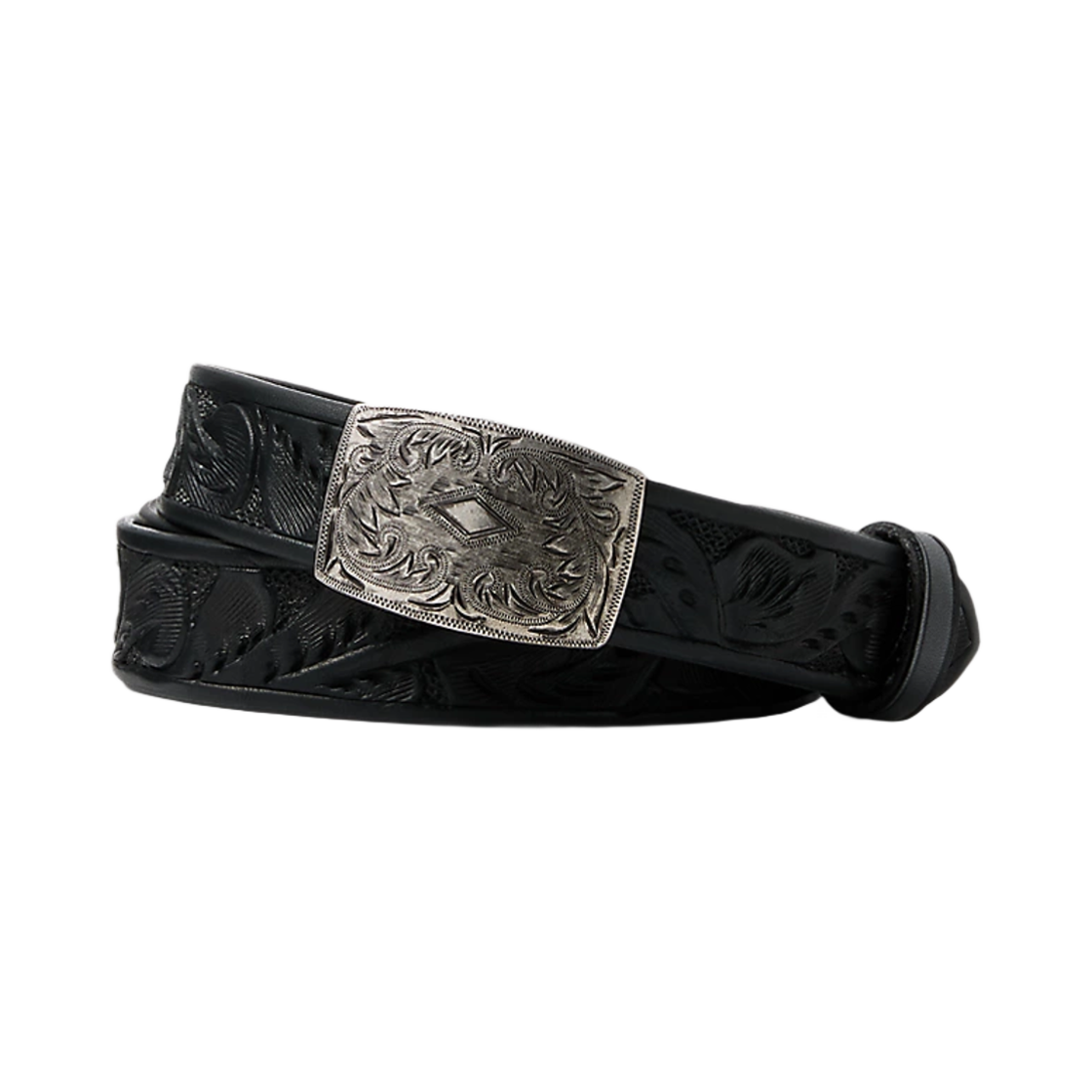 더블알엘 핸드 툴 레더 벨트 블랙(Double RL Hand Tool Leather Belt Black)