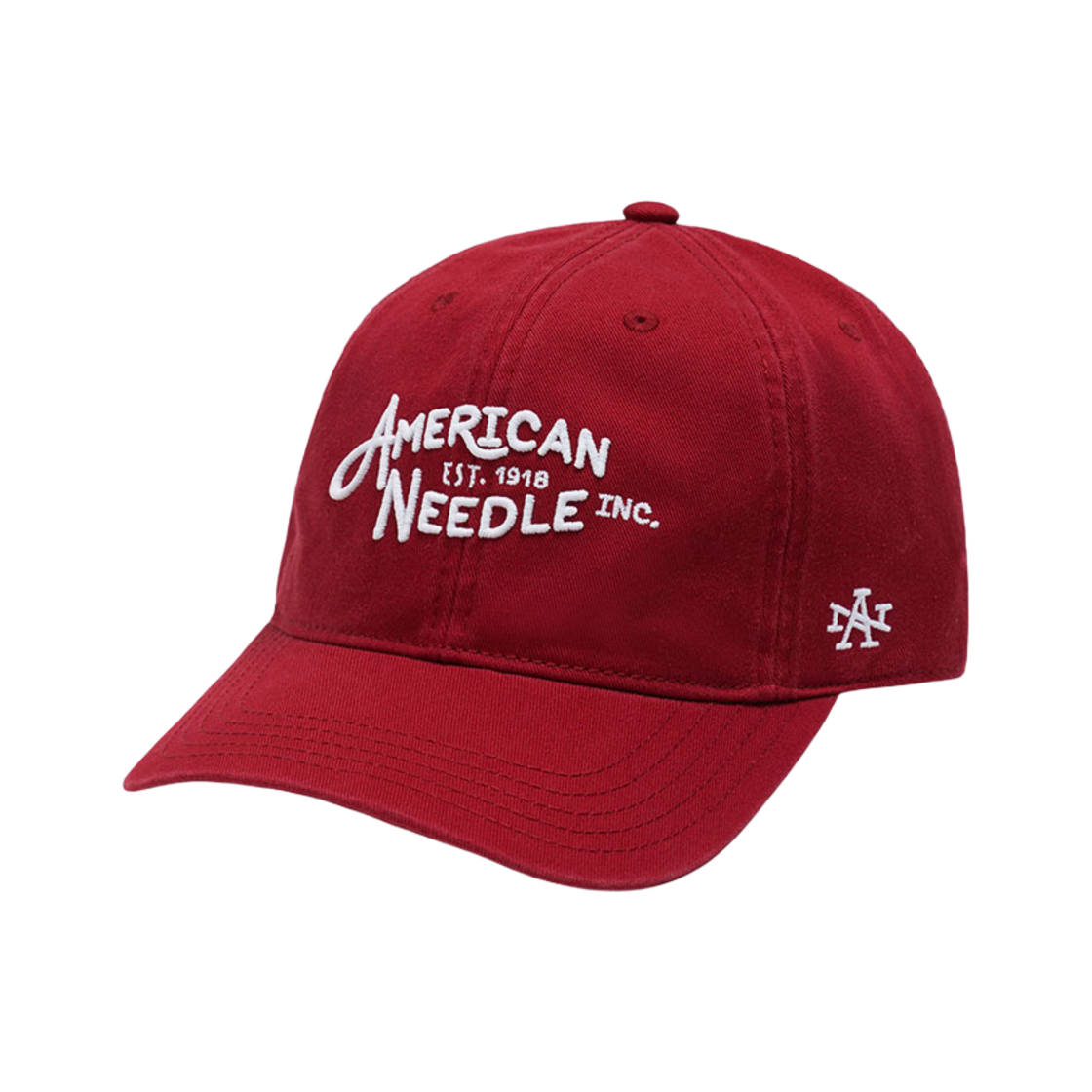 아메리칸 니들 헵캣 아메리칸 니들 로고 다크 레드(American Needle Hepcat American Needle Logo Dark Red)
