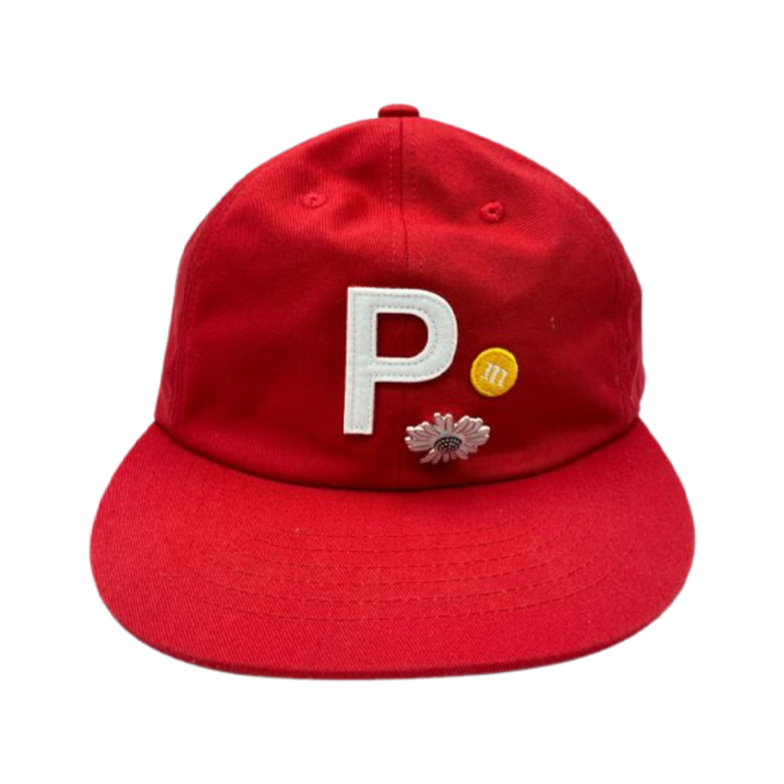 - Peaceminusone PMO Ball Cap #1 Red