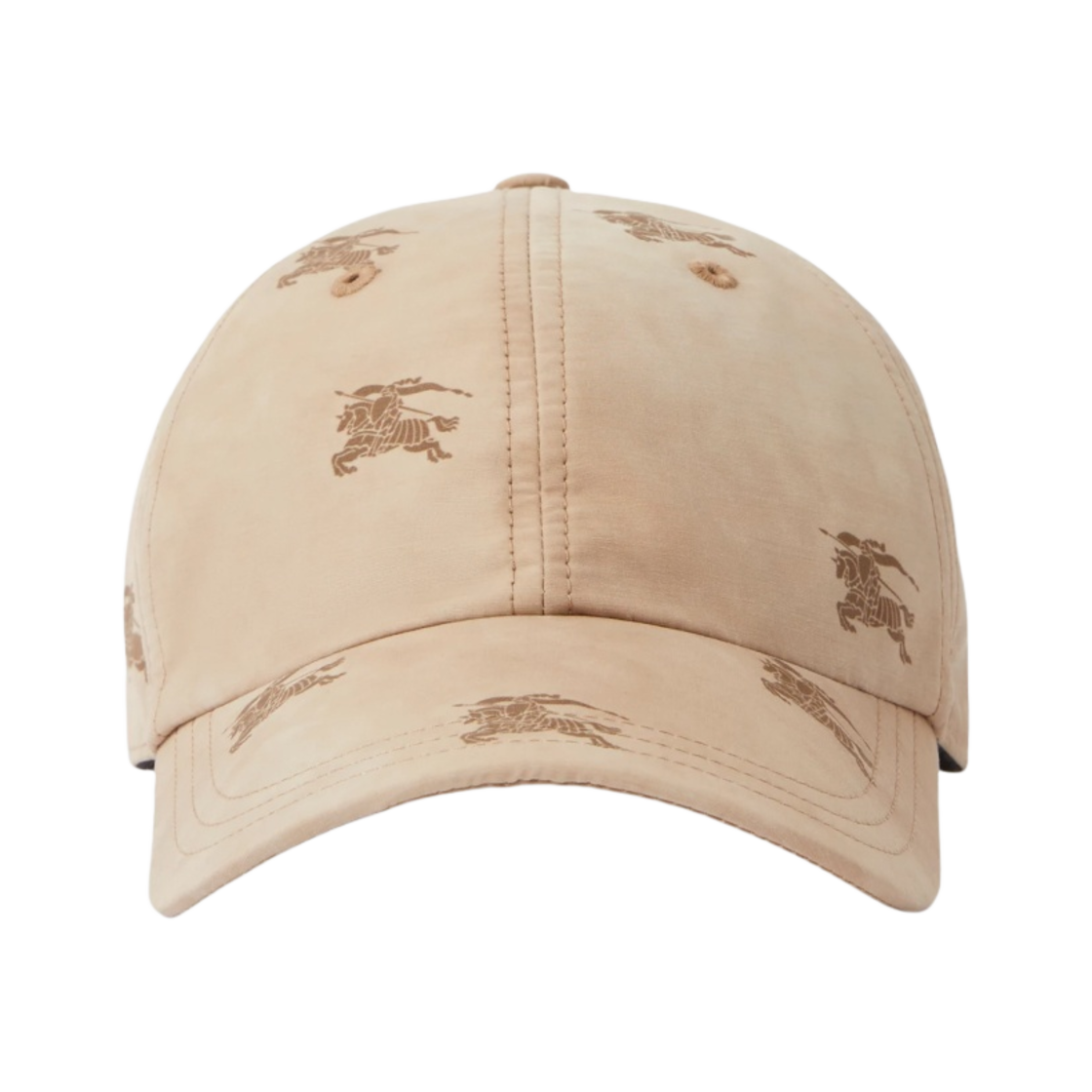 8072245 Burberry EKD Technical Cotton Baseball Cap Soft Fawn