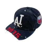 Project G/R Wide Throwback Cap Navy