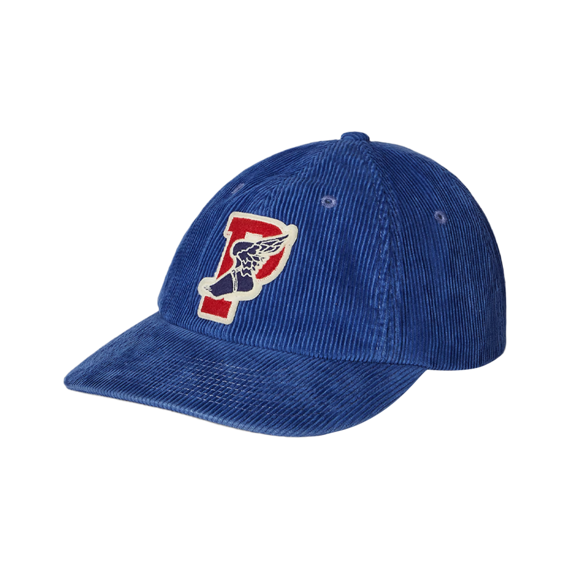 폴로 랄프 로렌 P 윙 코듀로이 볼 캡 로얄 - 25FW([10%적립] Polo Ralph Lauren P Wing Corduroy Ball Cap Royal - 25FW)