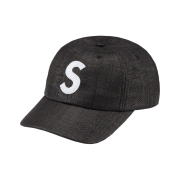 Supreme Raffia S Logo 6-Panel Black - 22SS