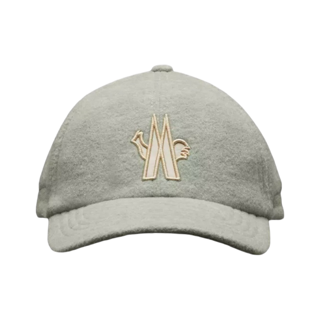 (W) 몽클레르 플리스 베이스볼 캡 세이지 그린 - 23FW((W) Moncler Fleece Baseball Cap Sage Green - 23FW) - 1