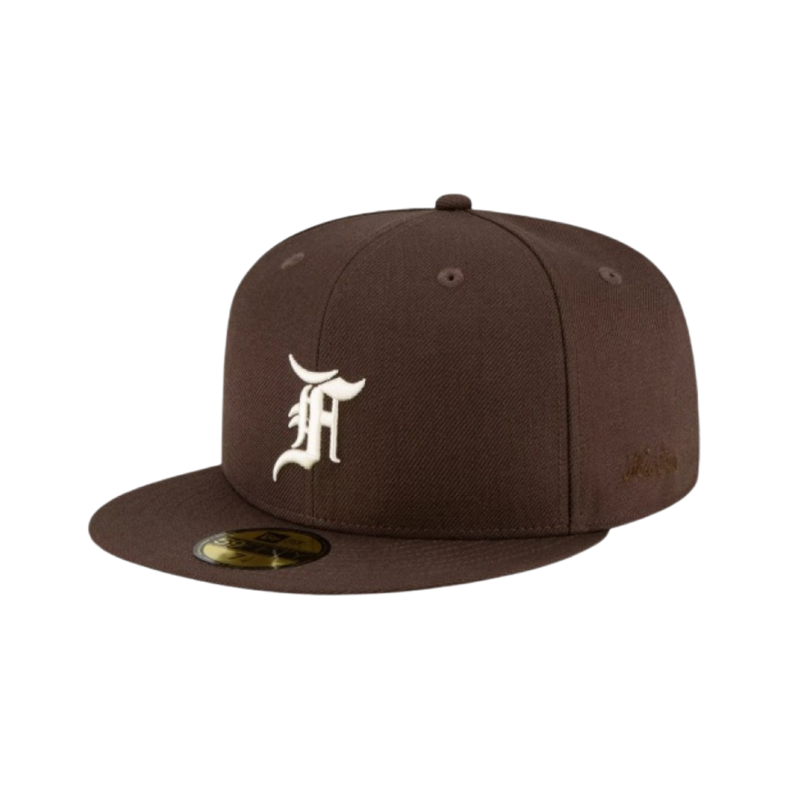 12718443 Essentials x New Era Sized Cap Brown
