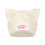 Charles Jeffrey Loverboy Chunky Ears Beanie Ecru