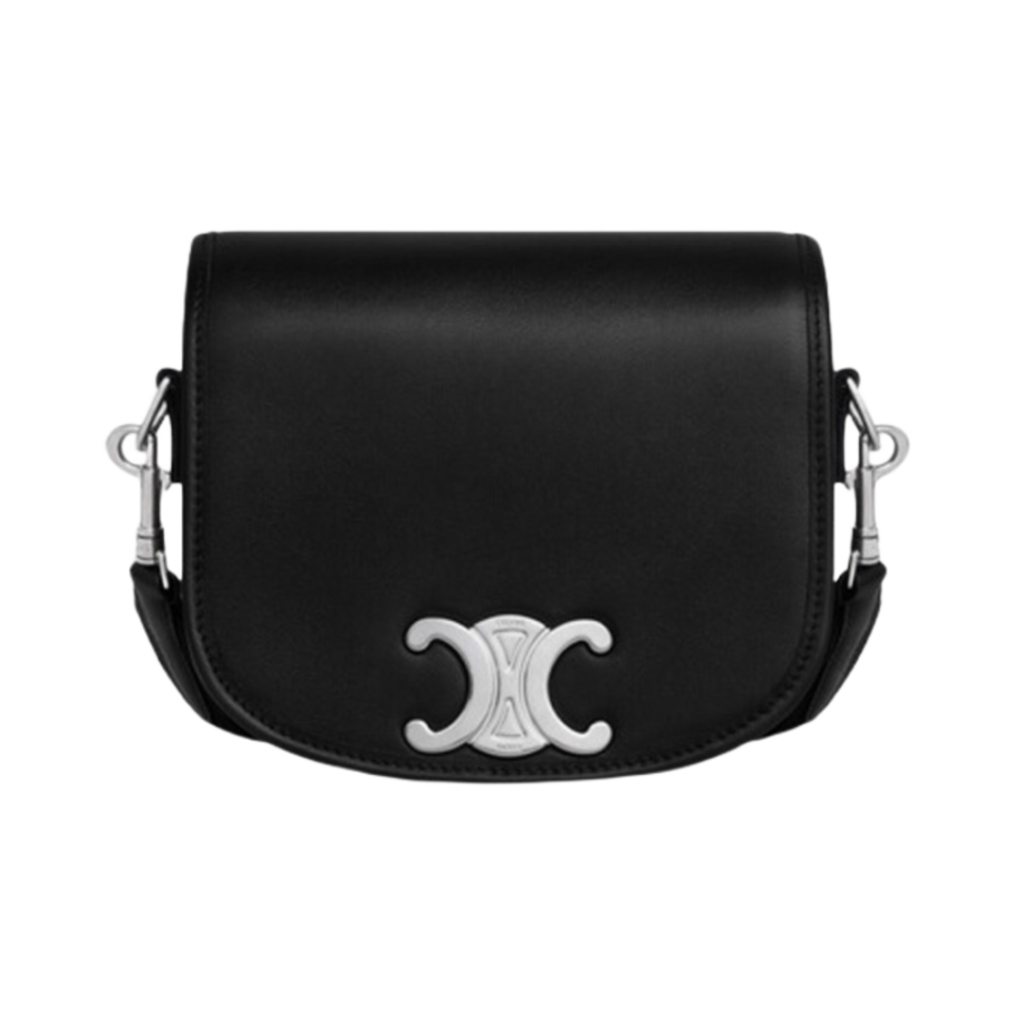 셀린느 스몰 베사체 트리옹프 서플 내츄럴 카프스킨 블랙(Celine Small Besace Triomphe in Supple Natural Calfskin Black) - 1