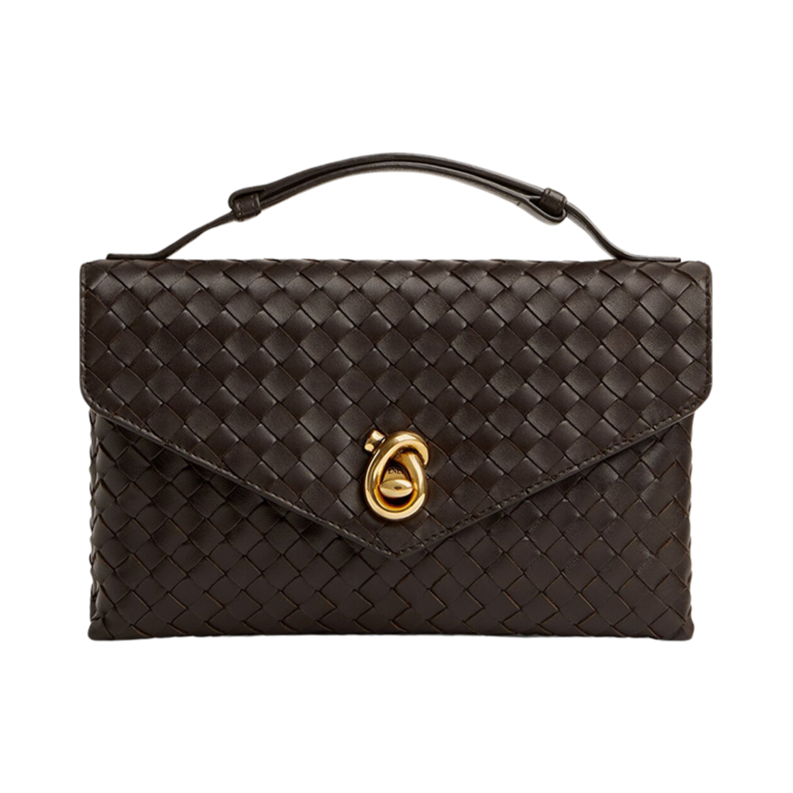 817191V08Z02190 Bottega Veneta Knot Lock Cross Body Bag Fondant