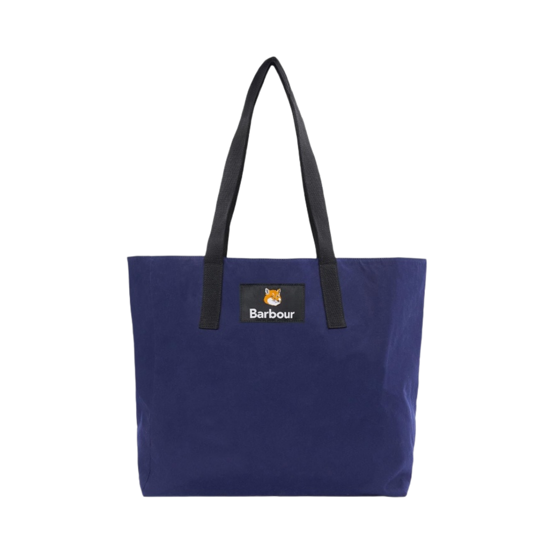 UBA0692NY71 Barbour x Maison Kitsune Reversible Tote Bag Dark Navy