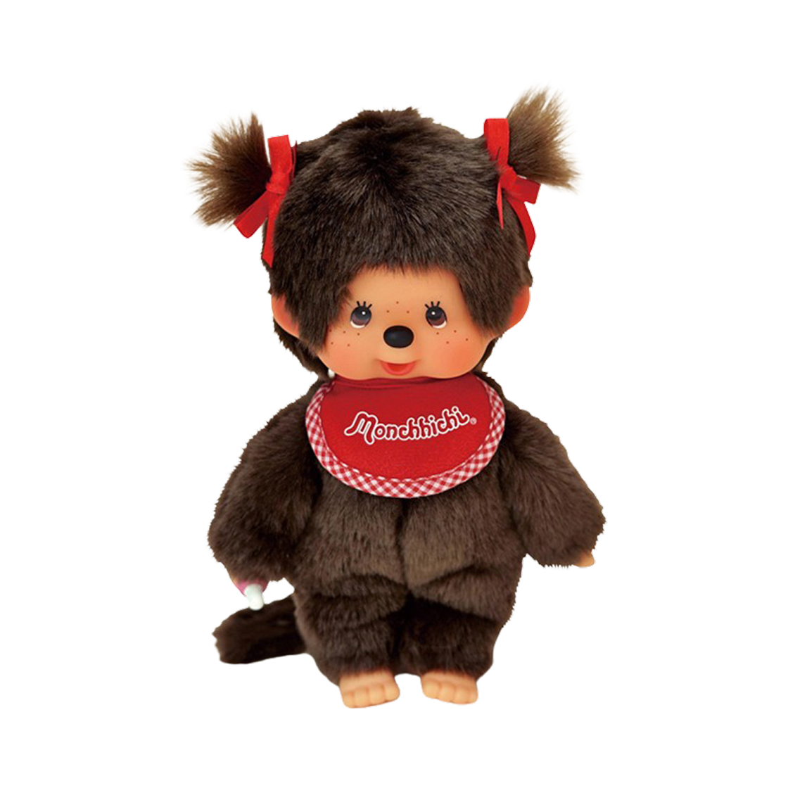 - Monchhichi Premium Standard Twin Tail S Girl Brown