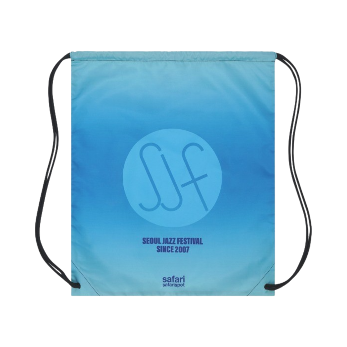 서울재즈페스티벌 2024 x 사파리스팟 짐색 블루(SJF x Safarispot Gymsack Blue)