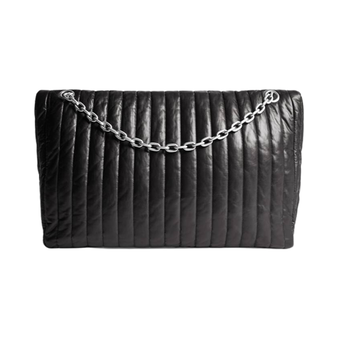 발렌시아가 모나코 라지 체인 백 퀼티드 블랙(Balenciaga Monaco Large Chain Bag Quilted Black) - 3