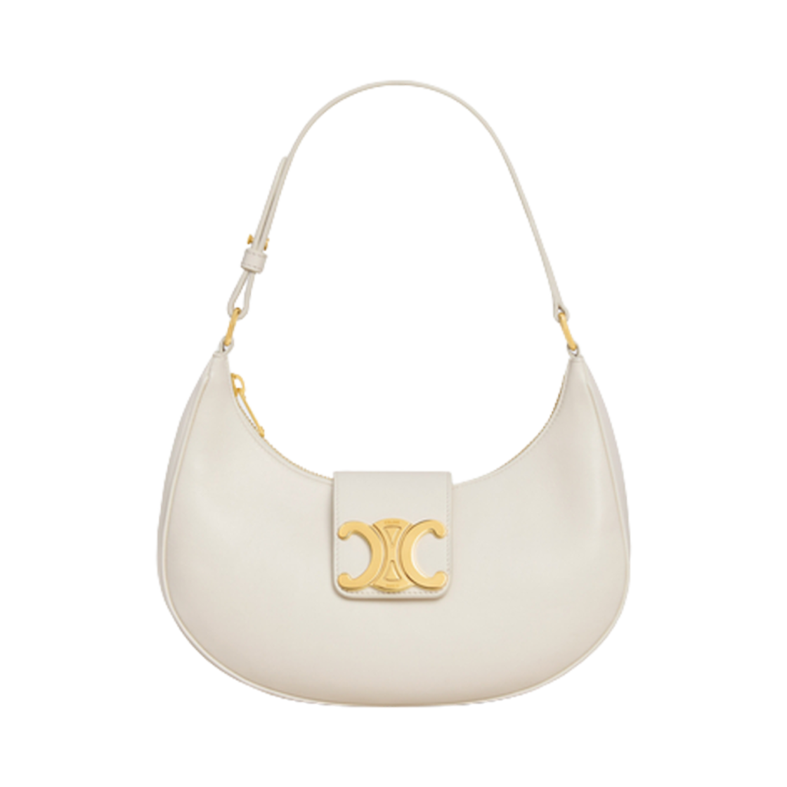 셀린느 스무스 카프스킨 미디움 아바 트리옹프 백 화이트 코튼(Celine Medium Ava Triomphe Bag in Smooth Calfskin White Cotton)