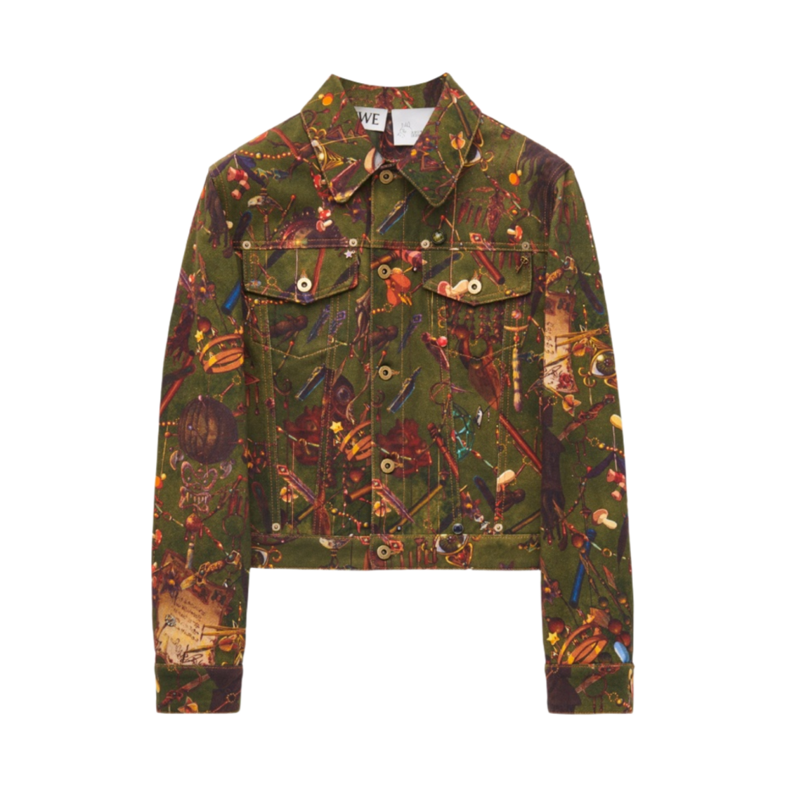 로에베 x 하울의 움직이는 성 매지컬 오브젝트 데님 자켓 멀티컬러(Loewe x Howl's Moving Castle Magical Objects Jacket in Denim Multicolor) - 1