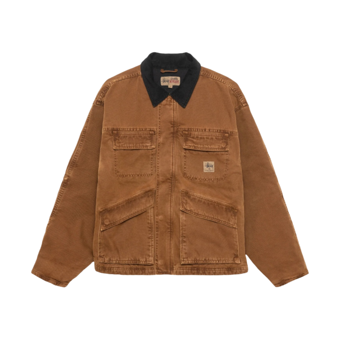 스투시 워시드 캔버스 샵 자켓 브론즈(Stussy Washed Canvas Shop Jacket Bronze)