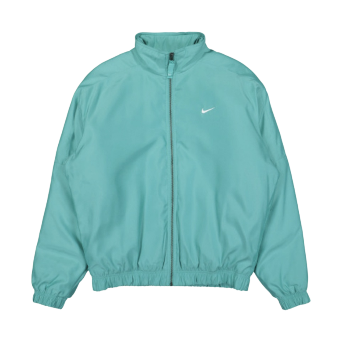 나이키 NRG 솔로 스우시 사틴 봄버 자켓 워시드 틸 - US/EU(Nike NRG Solo Swoosh Satin Bomber Jacket Washed Teal - US/EU)