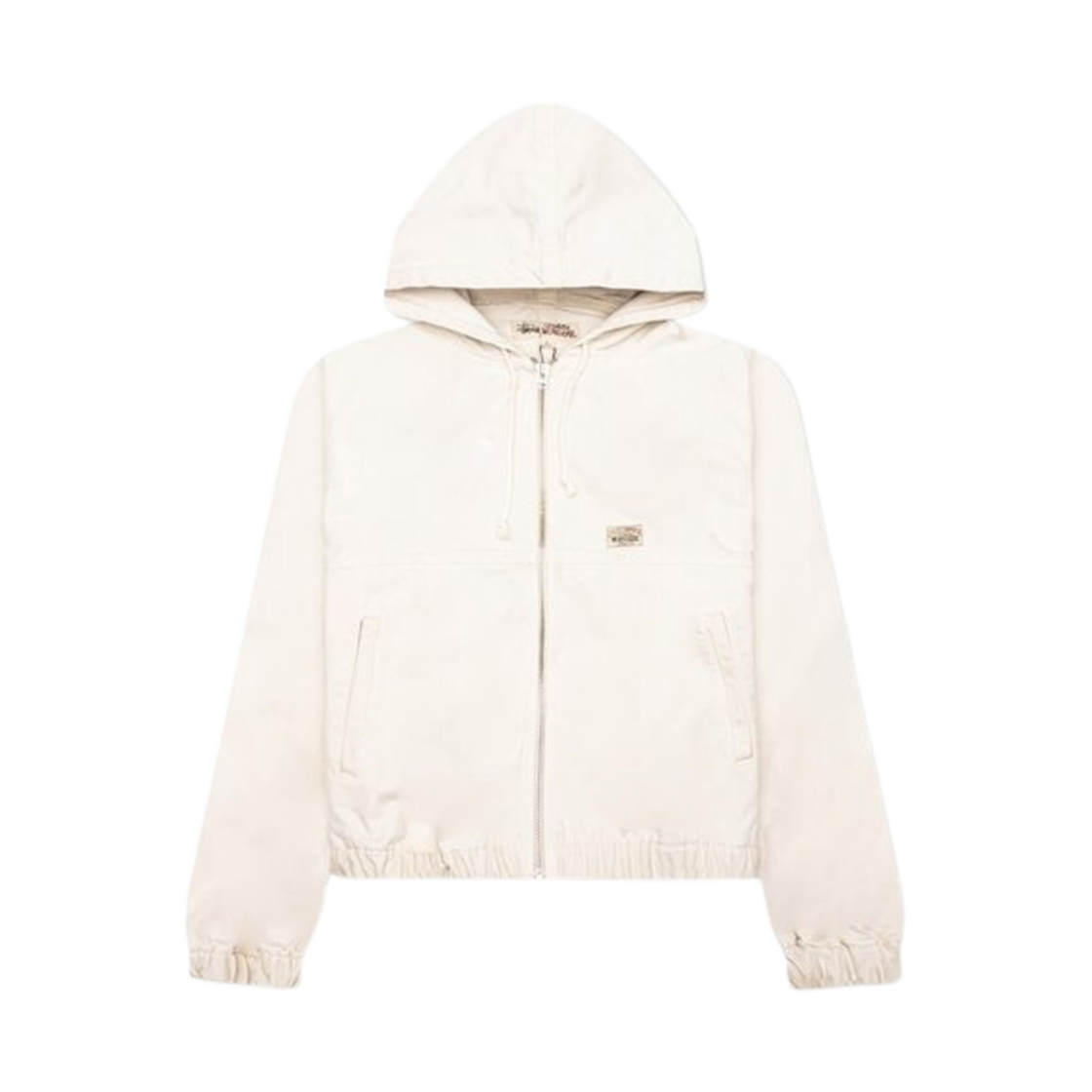 스투시 언라인드 캔버스 워크 자켓 빈티지 내츄럴