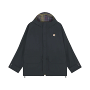 Barbour x Maison Kitsune Military Jacket Black Melange
