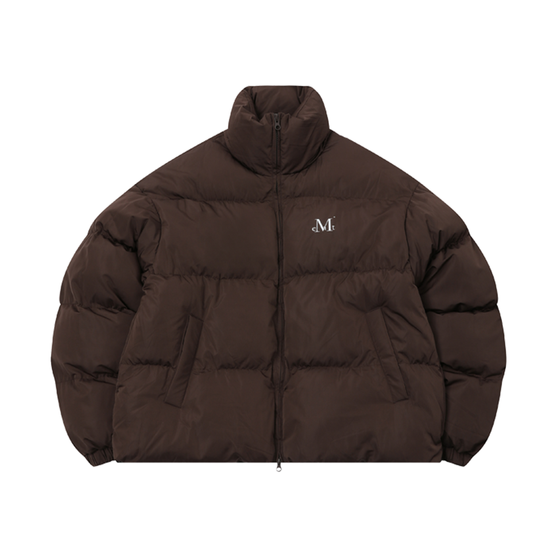 P00000QC_01 MUCENT Cheb High Neck Signature Wellon Padding 4 Divide Brown