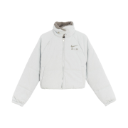 (W) Nike Air Therma-Fit Corduroy Cropped Jacket White - Asia