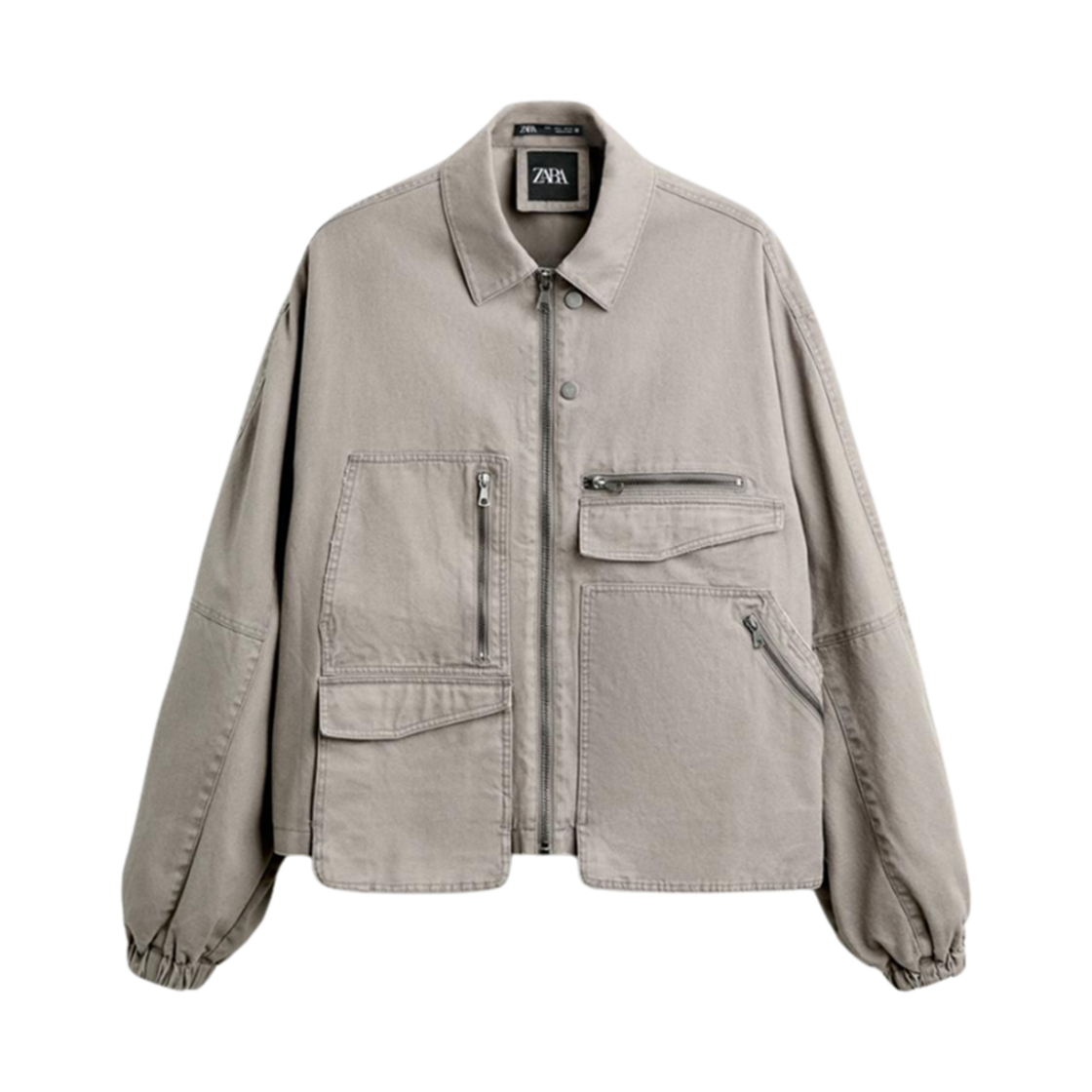 3715/410/802 Zara Utility Pocket Jumper Grey