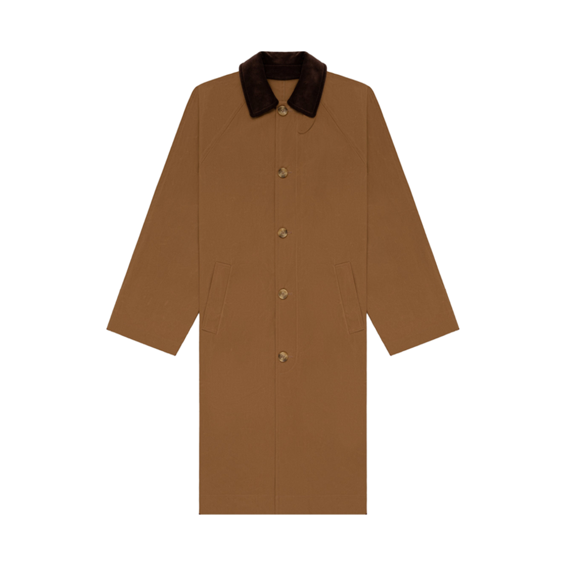 - Aime Leon Dore Waxed Duster Coat Brown