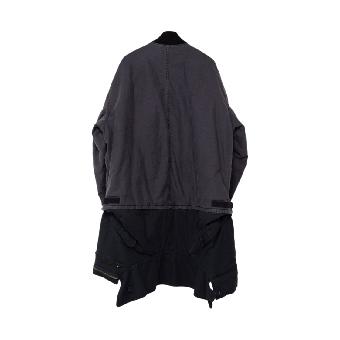 메종 미하라 야스히로 바텀 레이어드 밀리터리 코트 블랙(Maison Mihara Yasuhiro Bottom Layered Military Coat Black) - 2