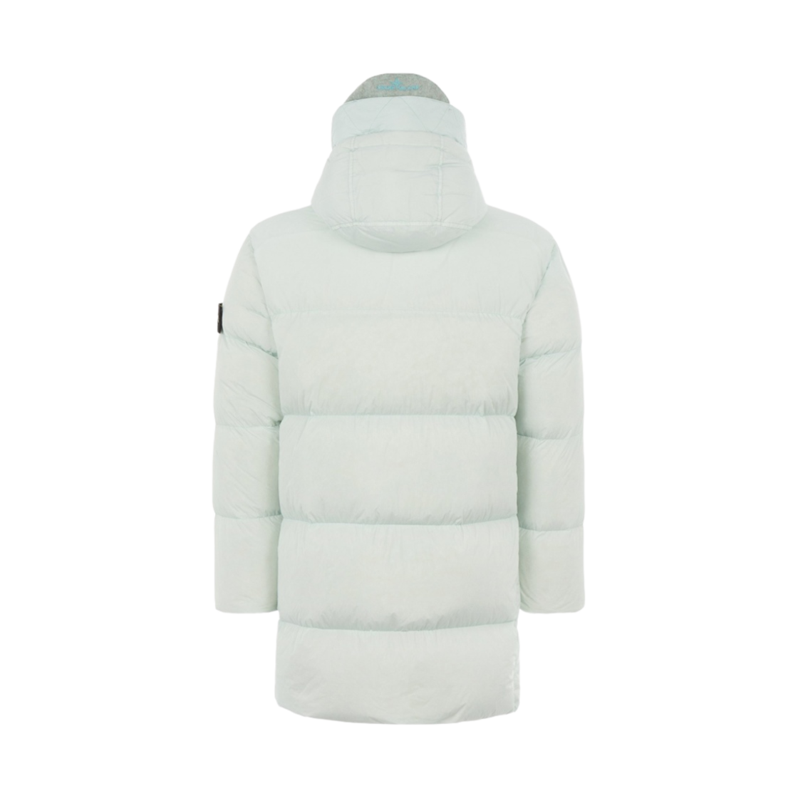 스톤 아일랜드 70123 크링클랩스 후드 롱 다운 자켓 라이트 그린 - 21FW(Stone Island 70123 Crinkle Reps Hooded Long Down Jacket Light Green - 21FW) - 2