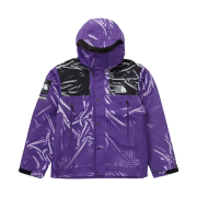 Supreme x The North Face Trompe L’oeil Printed Taped Seam Shell Jacket Purple - 23SS