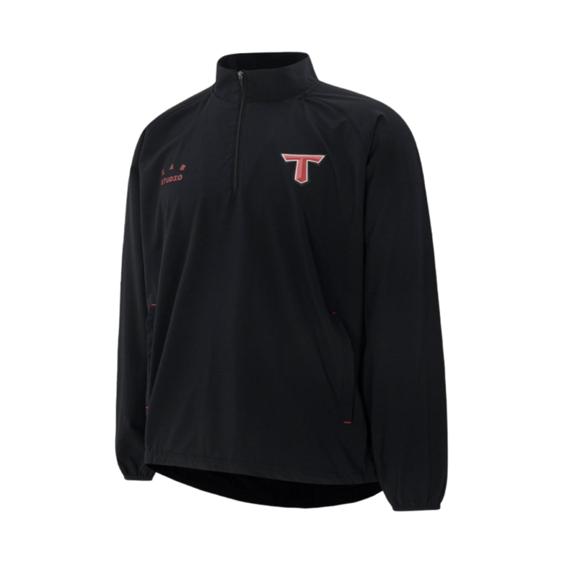 기아 타이거즈 x 아이앱 스튜디오 긴팔 바람막이 블랙(Kia Tigers x IAB Studio Long Sleeve Windbreaker Black)