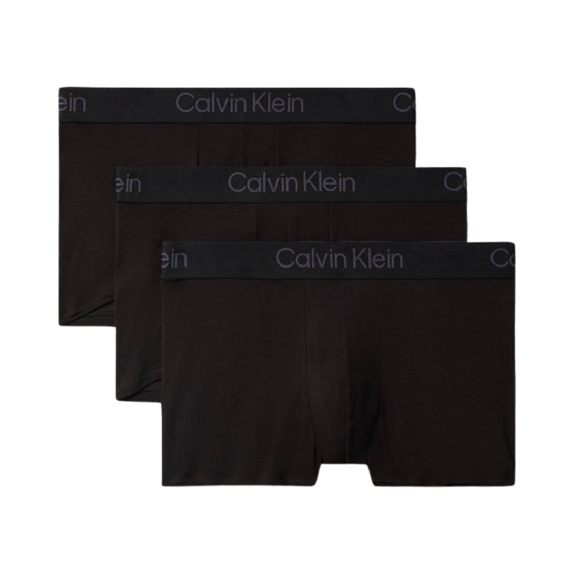 캘빈 클라인 울트라 소프트 모달 3팩 트렁크 블랙(Calvin Klein Ultra Soft Modal 3-pack Trunk Black) - 1