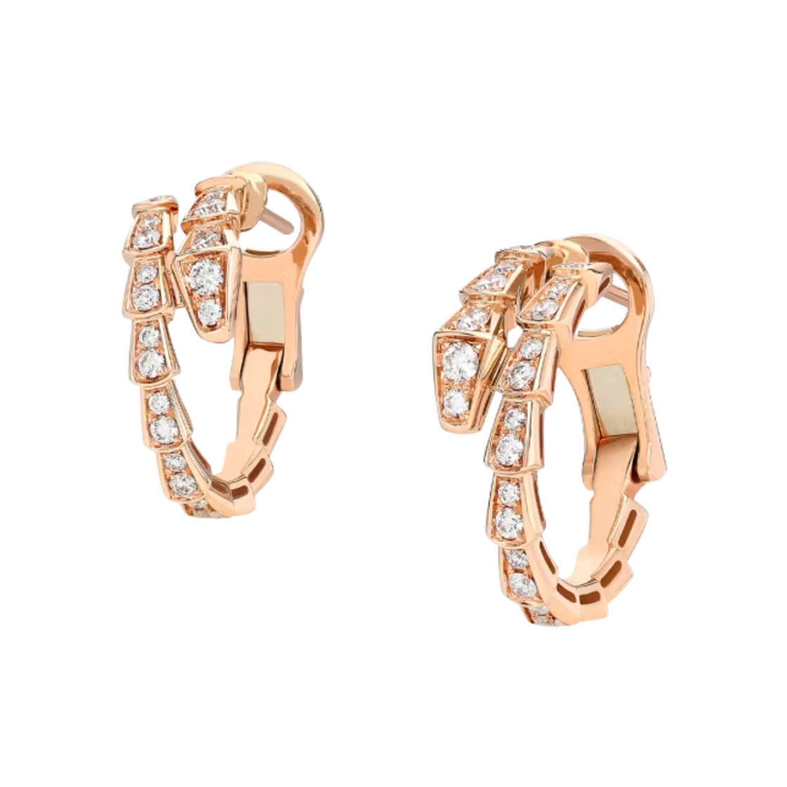 불가리 세르펜티 바이퍼 이어링 로즈 골드 다이아몬드(Bulgari Serpenti Viper Earrings Rose Gold Diamond) - 2
