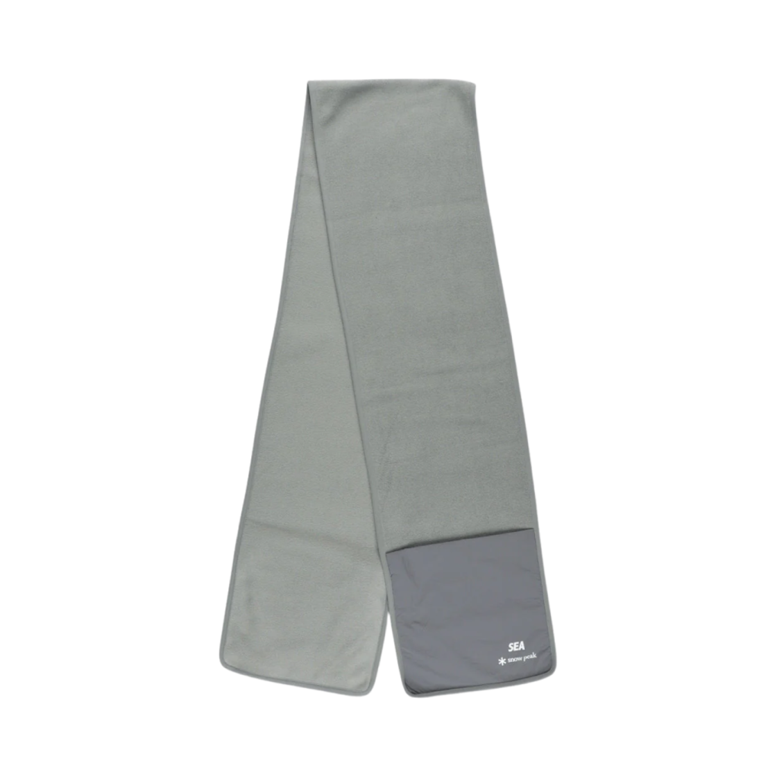 - Snow Peak x Wind and Sea Double Face WR Fleece Stole Foliage