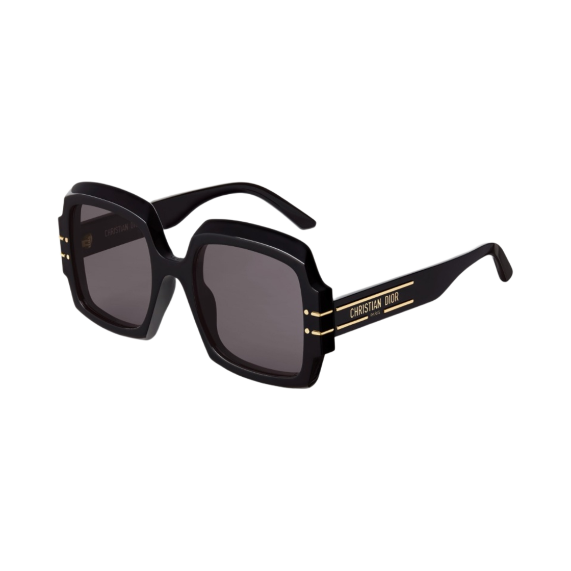 (W) 디올 디올시그니쳐 S1U 스퀘어 선글라스 블랙((W) Dior Diorsignature S1U Square Sunglasses Black) - 1