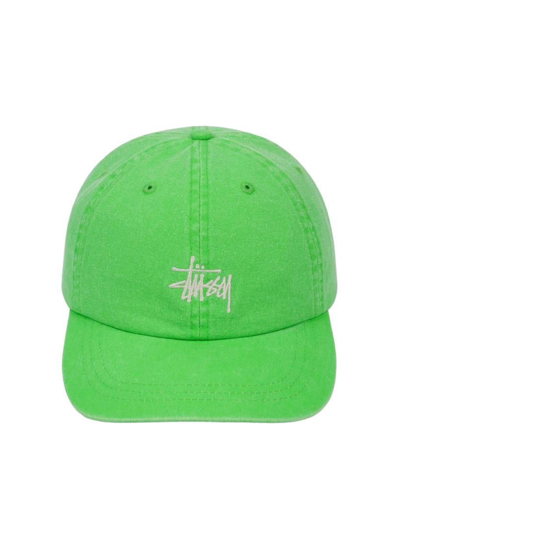 스투시 워시드 스탁 로우 프로 캡 라임(Stussy Washed Stock Low Pro Cap Lime) - 2