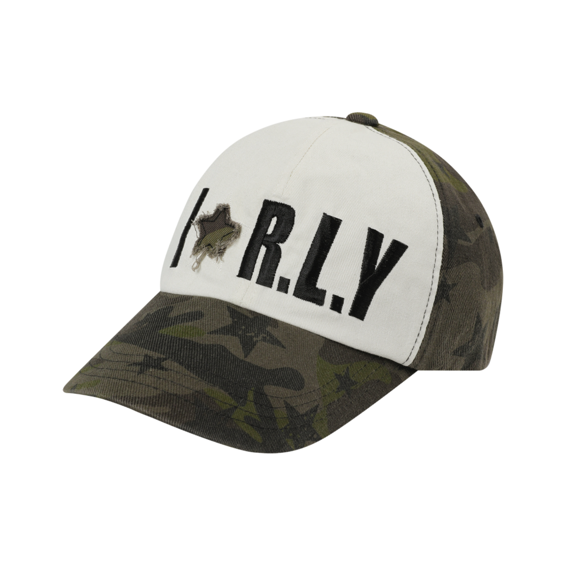 BH24FW-UCWH3 BAUF R.L.Y Ball Cap Camo White