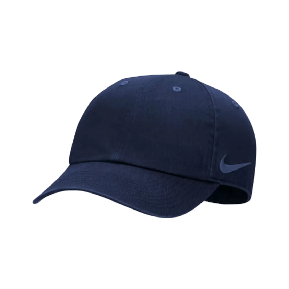 FN4405-410 Nike Club Unstructured Flat Bill Cap Midnight Navy