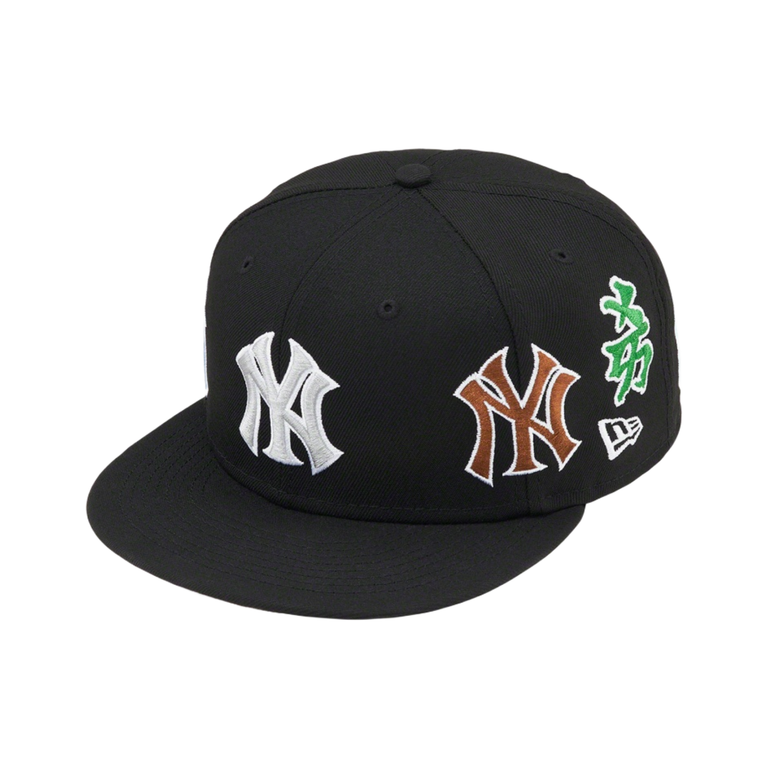 슈프림 x 뉴욕 양키스 간지 뉴에라 블랙 - 22FW(Supreme x New York Yankees Kanji New Era Black - 22FW)