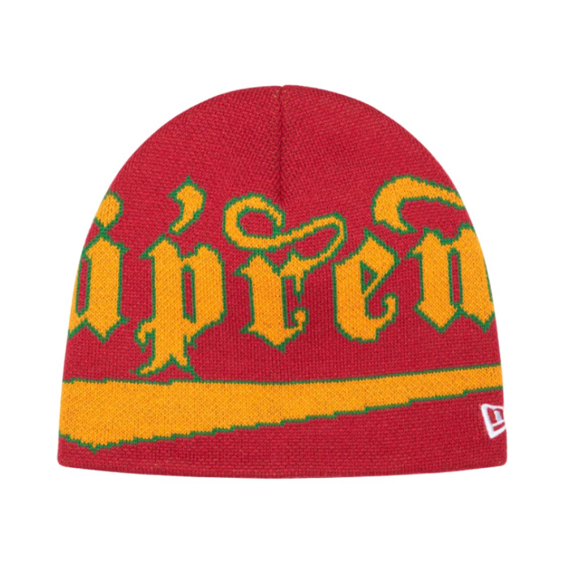 슈프림 뉴에라 악센트 비니 카디널 - 24FW(Supreme New Era Accent Beanie Cardinal - 24FW) - 1