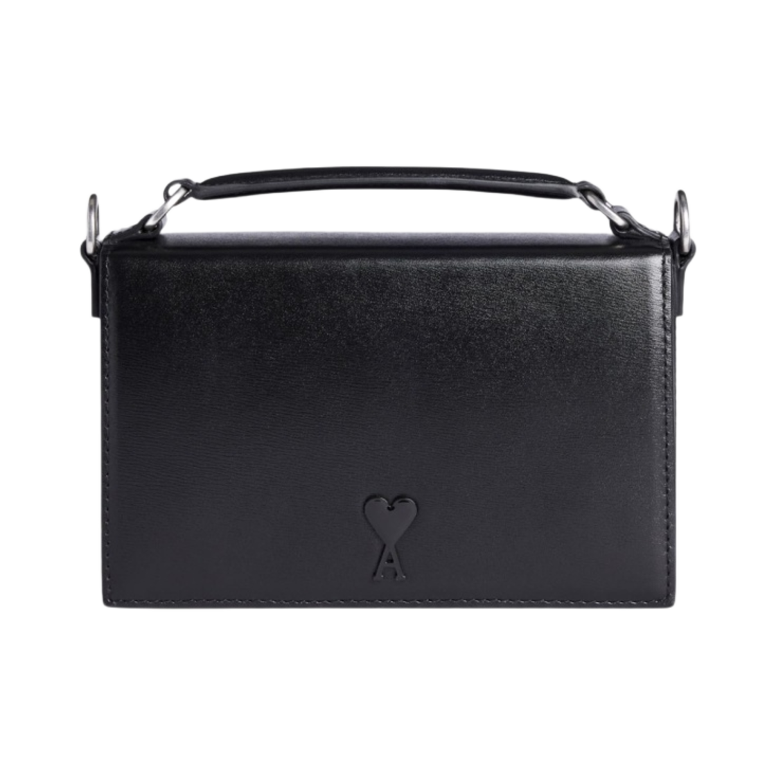 아미 런치 박스 메신저백 블랙(AMI Lunch Box Messenger Bag Black) - 1