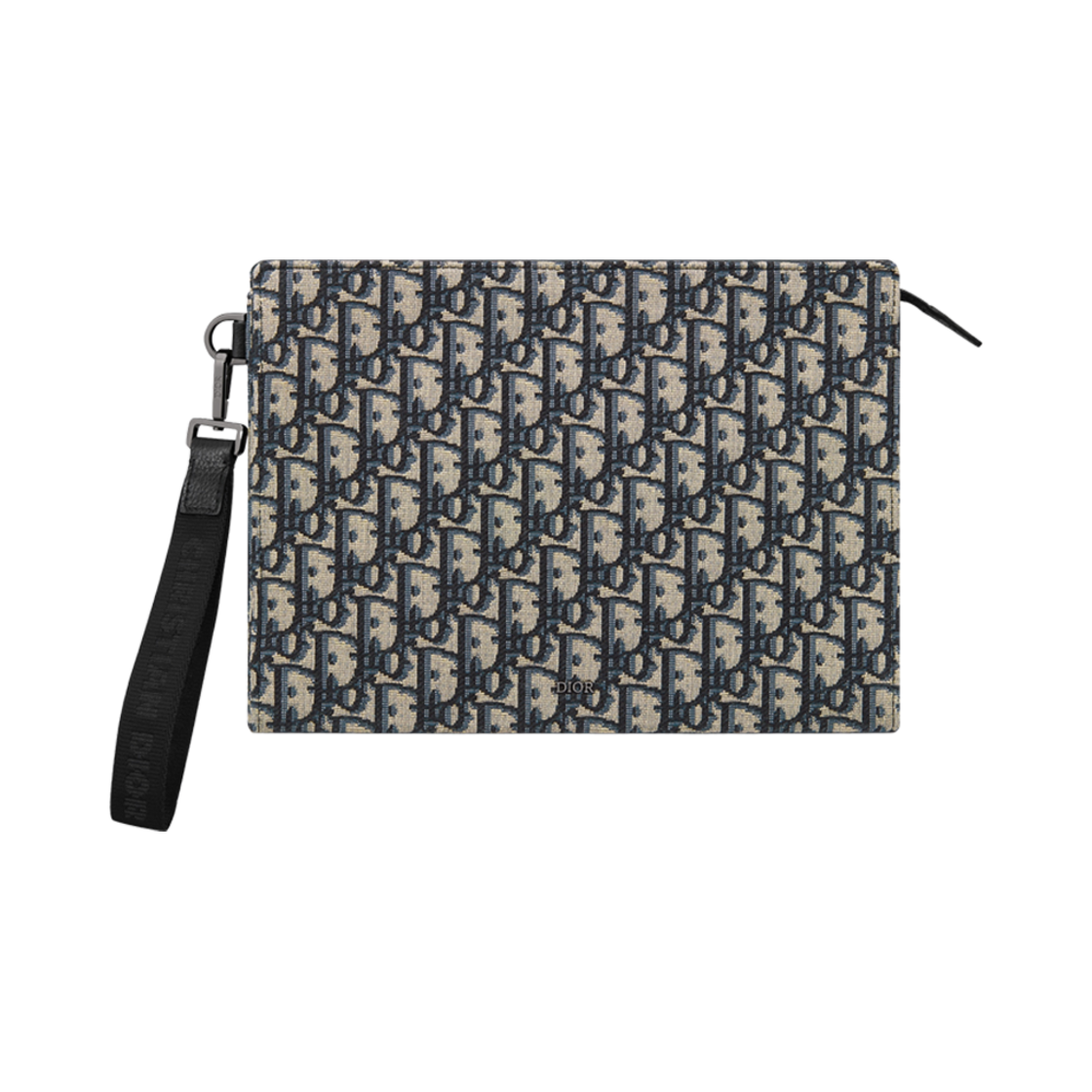 2ESCA483YKY-H27E Dior A5 Triangle Pouch Beige Black