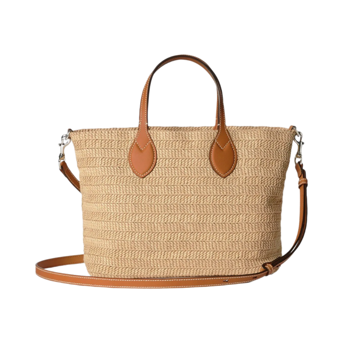 구찌 스몰 토트백 구찌 패치 내츄럴 스트로우 이펙트 라피아 비스코스(Gucci Small Tote Bag with Gucci Patch Natural Straw Effect Raffia Viscose) - 3