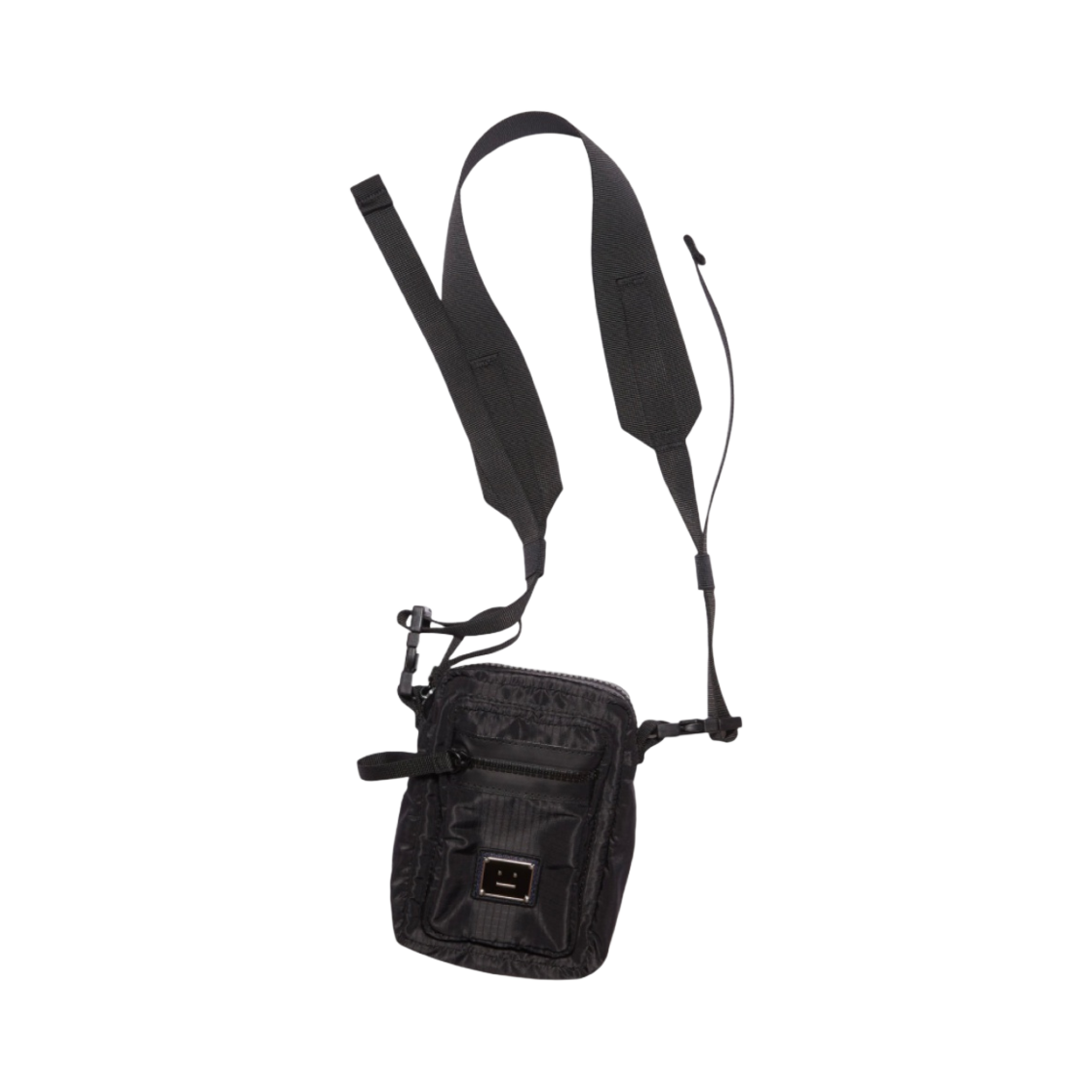 아크네 스튜디오 로고 장식 포켓백 블랙