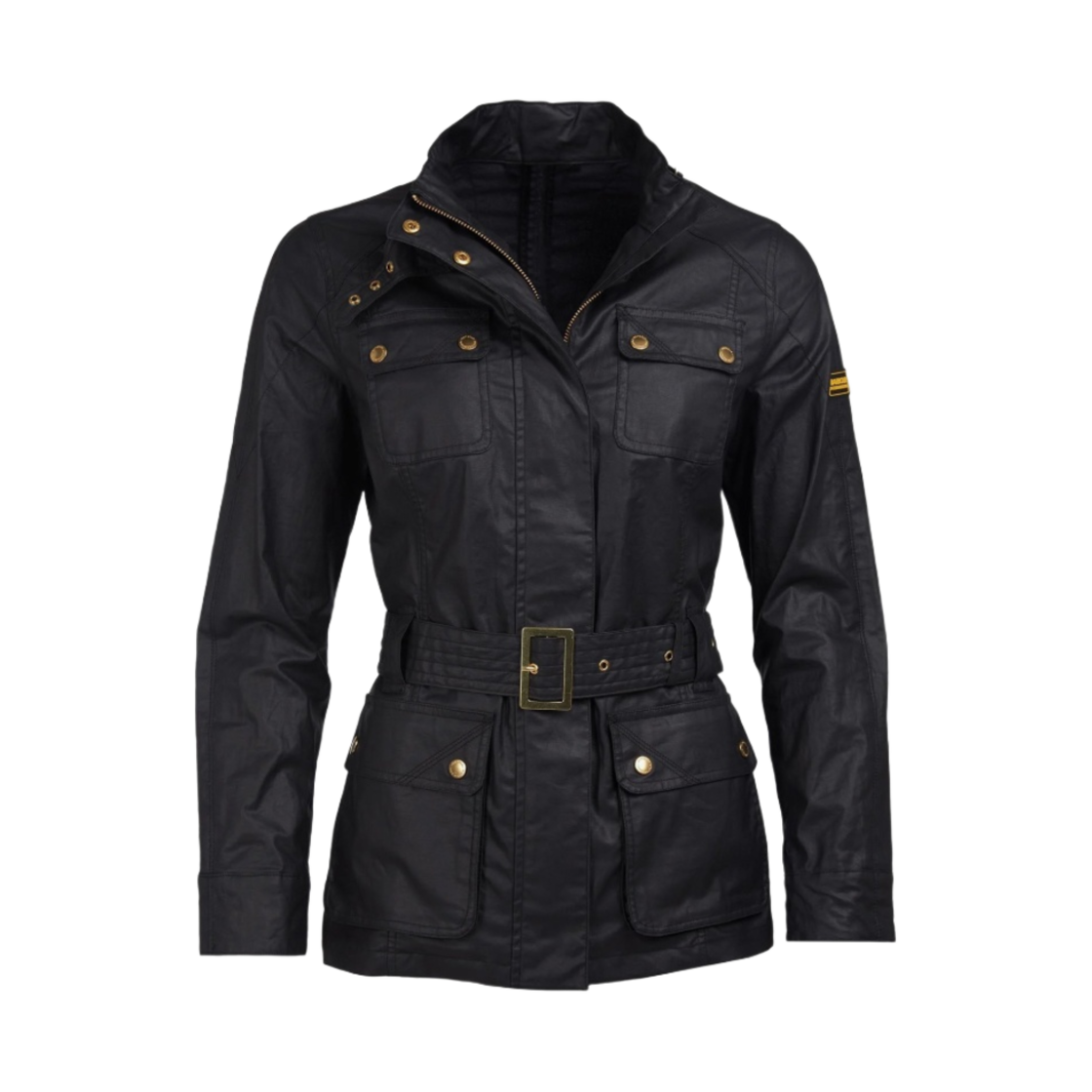 (W) 바버 인터네셔널 베어링 캐주얼 자켓 블랙 토날((W) Barbour International Bearings Casual Jacket Black Tonal) - 1
