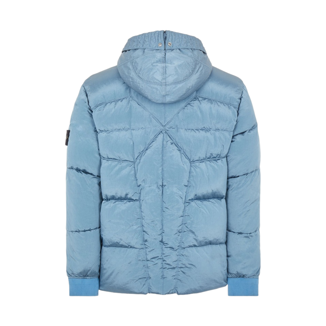 스톤 아일랜드 43619 나일론 메탈 에코닐 재생 나일론 다운 자켓 파우더 블루 - 22FW(Stone Island 43619 Nylon Metal Econyl Regenerated Nylon Down Jacket Powder Blue - 22FW) - 2