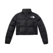 (W) The North Face Nuptse Short Jacket Black
