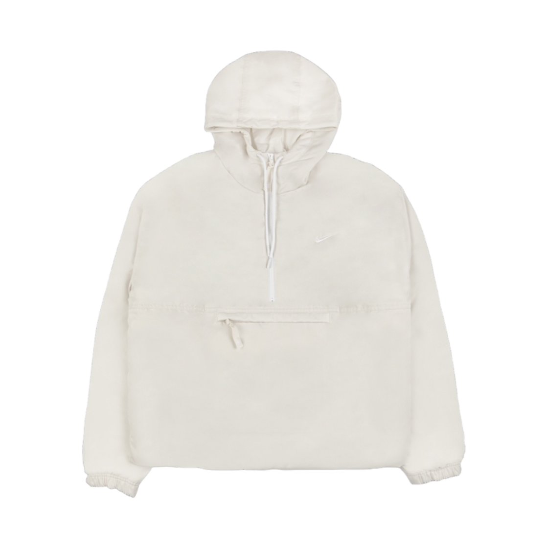 DR0839-030 Nike NRG Solo Swoosh Satin Anorak Phantom White - US/EU