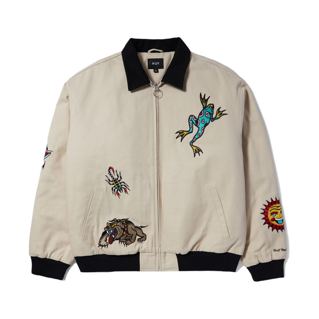 HC4UHJK02 HUF BLEDSOE Work Jacket Natural