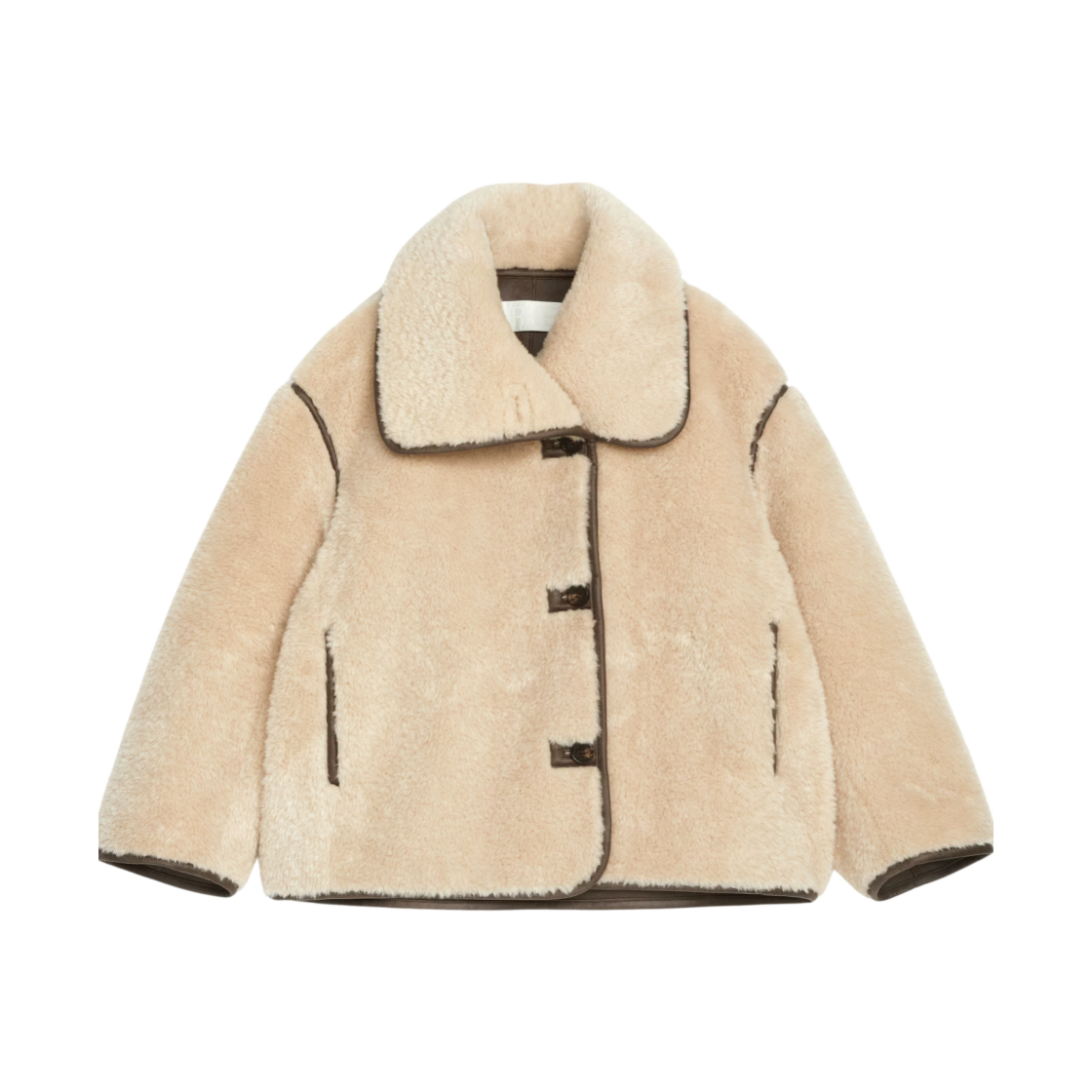 1251820-001 (W) Arket Short Liner Jacket Beige